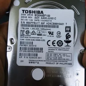 Ổ cứng laptop TOSHIBA HDD/ 1TB – hàng mới chính hãng TOSHIBA