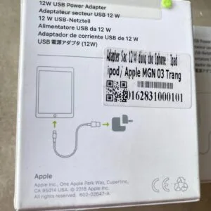 Sạc điện thoại APPLE USB-C 12W – hàng mới chính hãng APPLE