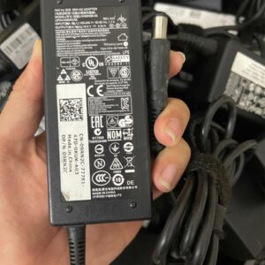 Sạc Laptop Dell 19.5V-3.34A-65W (đầu kim lớn có đèn) – Hàng chính hãng Dell