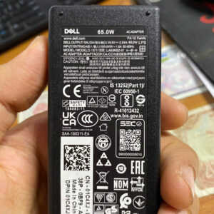 Sạc Laptop Dell 19.5V-3.34A-65W (đầu kim nhỏ) – Hàng zin chính hãng Dell