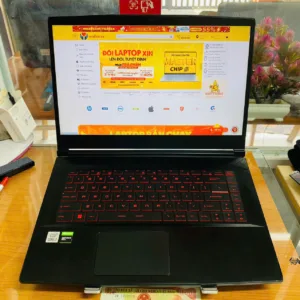 Laptop MSI Gaming GF63 Thin 10SC-020VN i7-10750H/ 16GB/ 512GB/ 4GB- GTX1650 Max-Q Design/ 144Hz"FHD/ Win11 (0126243)