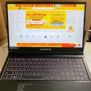 Laptop GIGABYTE Gaming G5 MF5-RC555-9RC55MF5FJIINIVN000 i7-13620H/ 16GB/ 512GB/ 6GB - RTX4050/ 144Hz"FHD/ Win11/ Công Nghệ AI (J000475)