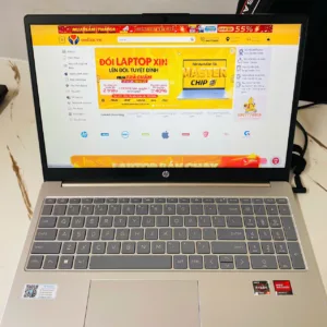 Laptop HP NoteBook Màu Vàng" 15 fc0085AU Ryzen 5-7430U/ 16GB/ 512GB/ Full HD/ Win11