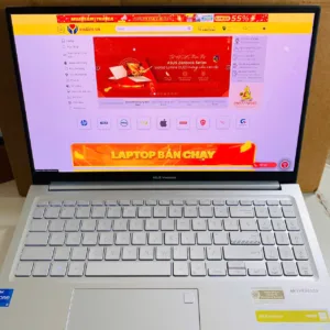 Laptop Asus Vivobook 15 OLED 2.8K A1505VA-MA515WS i5-13420H/ 16GB/ 512GB/ Phân giải"2880 x 1620" Tần số quét 120Hz/ Win11 (3411267)