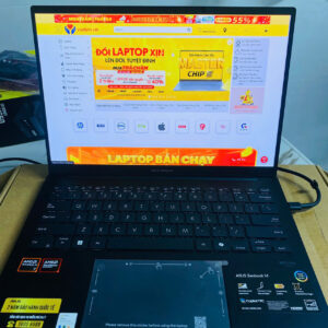 Laptop Asus Zenbook 14 OLED 2.8K UM3406KA-PP555WS Ryzen AI 7-350/ 32GB/ 512GB/ Phân giải”2880 x 1800″ Tần số 120Hz/ Win11 (6301026)