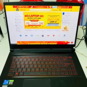 Laptop MSI Gaming GF63 Thin-11UD-648VN i7-11800H/ 16GB/ 512GB/ 4GB - RTX3050Ti Max-Q/ 15.6"Full HD"144Hz/ Win11 (0030180)