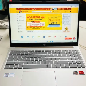 HP NoteBook 15 fc0655AU R5-7430U/16GB/512GB/Full HD/Win11(546555S) Màu Vàng